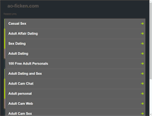 Tablet Screenshot of ao-ficken.com